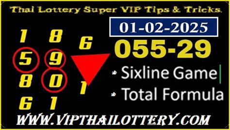 sixline vip tips|Thai lottery 01 July 2024 .